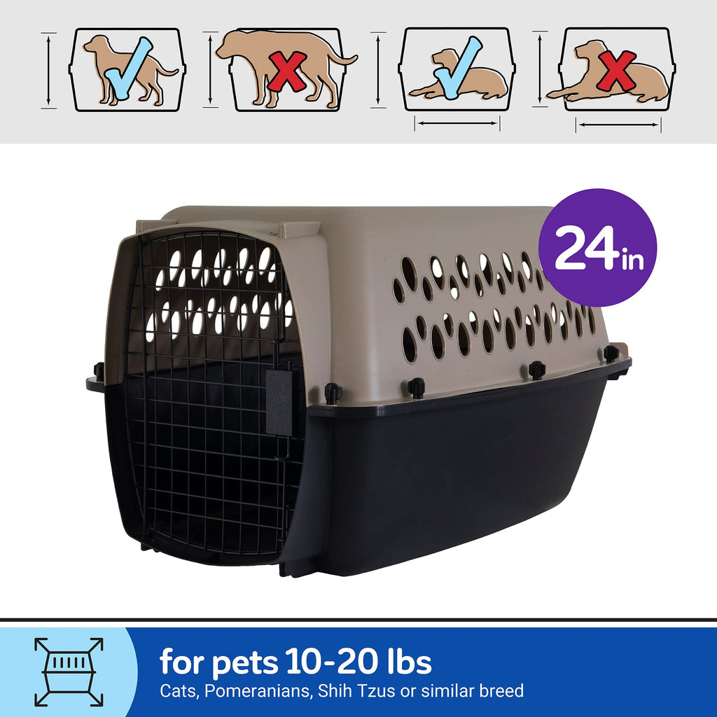Petmate Vari Kennel — Jaula Transportadora Resistente para Perro
