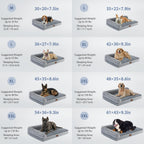 BFPETHOME — Cama Ortopédica Impermeable Estilo Sofá con Cubierta Lavable y Base Antiderrapante para Perros