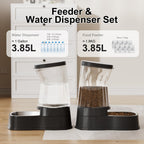Gardner Pet — Bebedero Automático por Gravedad con Tazón de Acero Inoxidable para Perros y Gatos