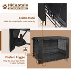 HiCaptain — Cubierta para Jaula de Perro en Poliéster 600D, Resistente al Viento y al Agua, para Uso Interior y Exterior
