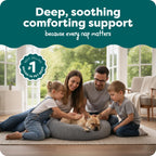 FurHaven Calming Cuddler — Cama Donut Calmante de Peluche para Perros y Gatos