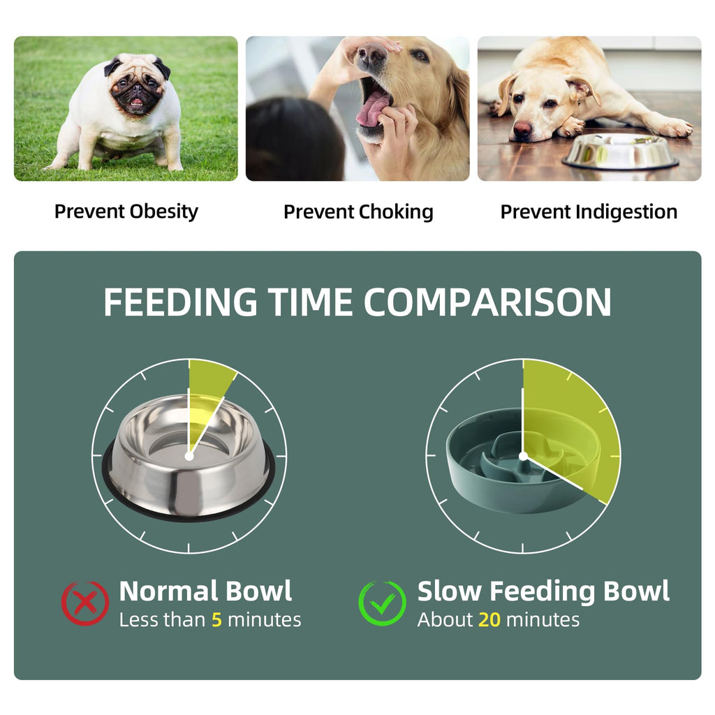 Havniva — Tazón Comedero Lento de Cerámica para Mascotas — Alimentación Pausada y Saludable para Perros y Gatos