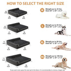 BFPETHOME — Cama Ortopédica Impermeable Estilo Sofá con Cubierta Lavable y Base Antiderrapante para Perros