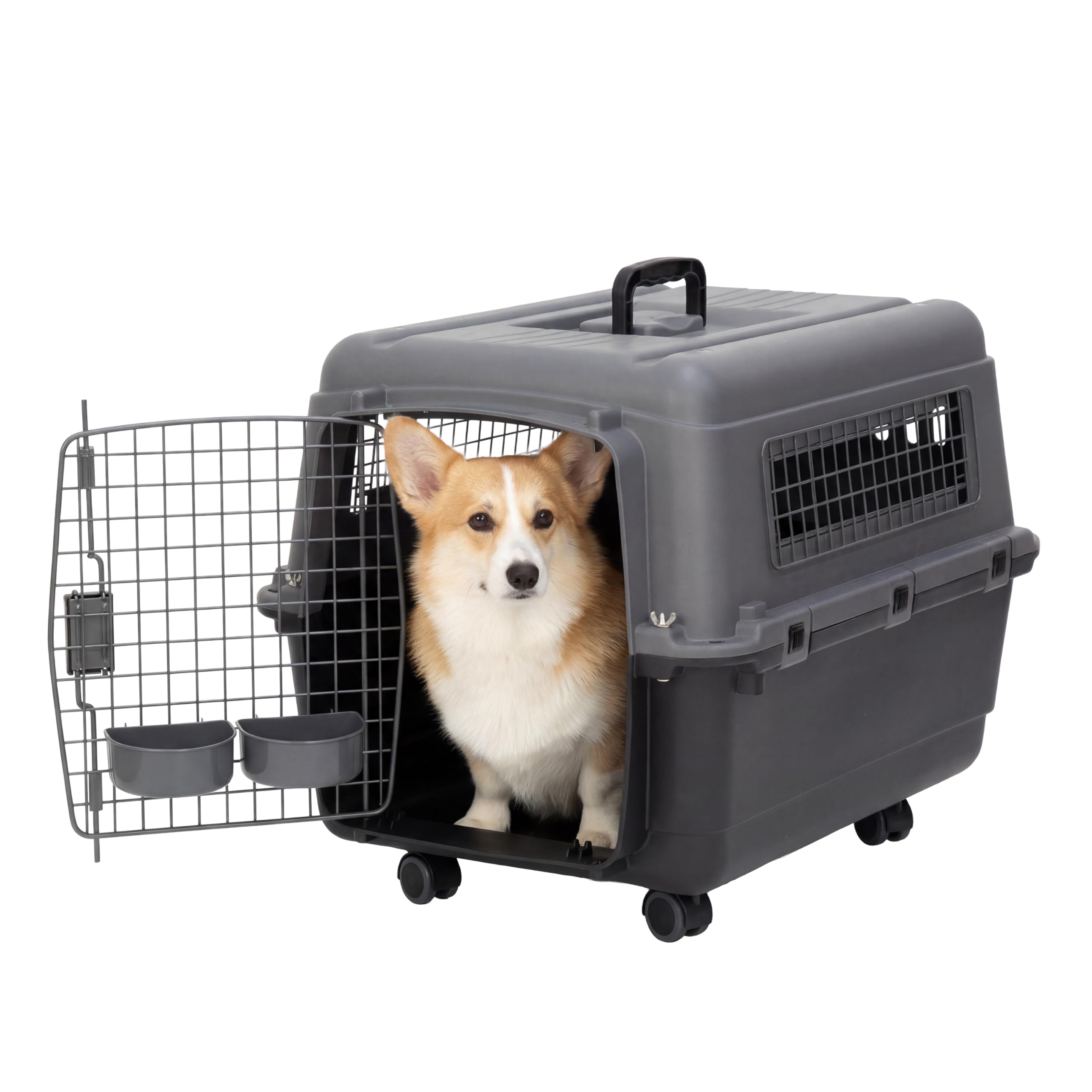 SportPet — Kennel de Viaje Certificado por Aerolíneas con Comederos para Perros y Gatos