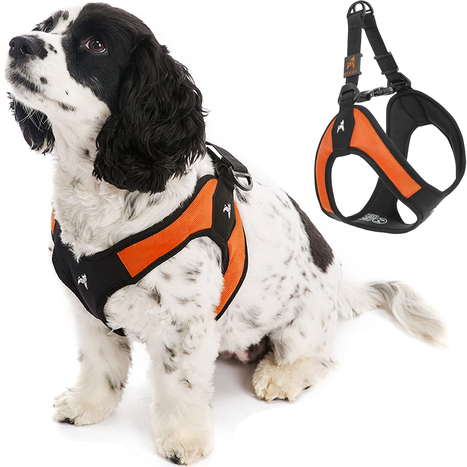 Gooby Escape Free Easy Fit — Arnés Antijale con Diseño Step-In y Hebilla de Liberación Rápida para Perros Pequeños y Medianos