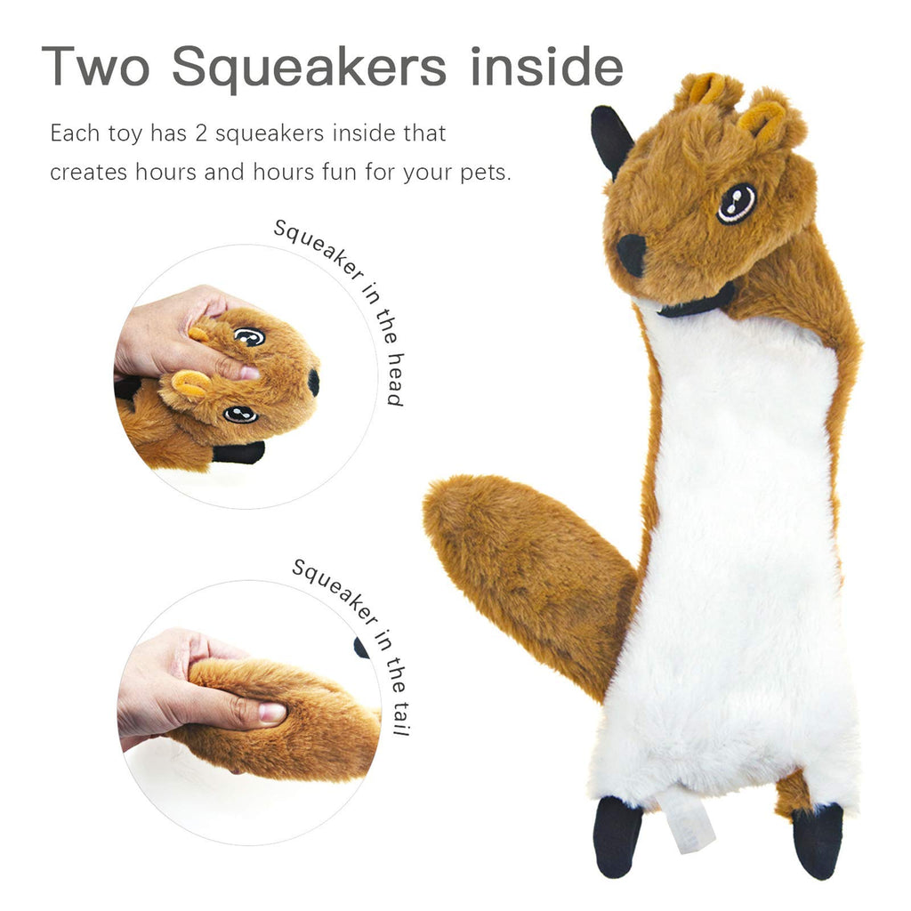SHARLOVY Bubble Plush — Juguetes de Peluche Chirriantes y Crujientes sin Relleno para Perro