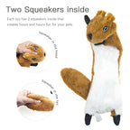 SHARLOVY Bubble Plush — Juguetes de Peluche Chirriantes y Crujientes sin Relleno para Perro