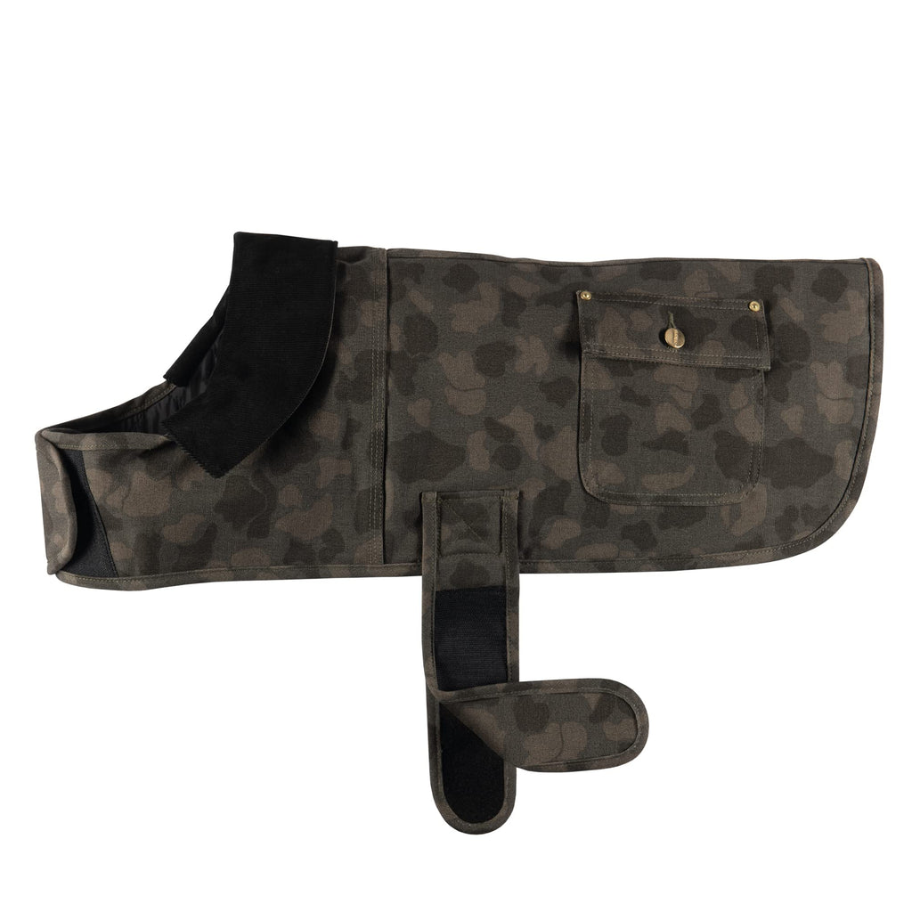 Carhartt Firm Duck — Abrigo Impermeable Acolchado para Perro, Resistente al Viento y Frío