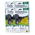ZoGuard Plus para Perros Grandes (89-132 lbs) — Protección Antipulgas y Garrapatas, Suministro para 12 Meses, Paquete de 4 Tubos Tópicos Mensuales