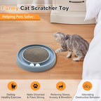 LYCTDD — Rascador Interactivo con Pista de Bolas y Tablero Rascador para Gatos Adultos y Gatitos de Interior