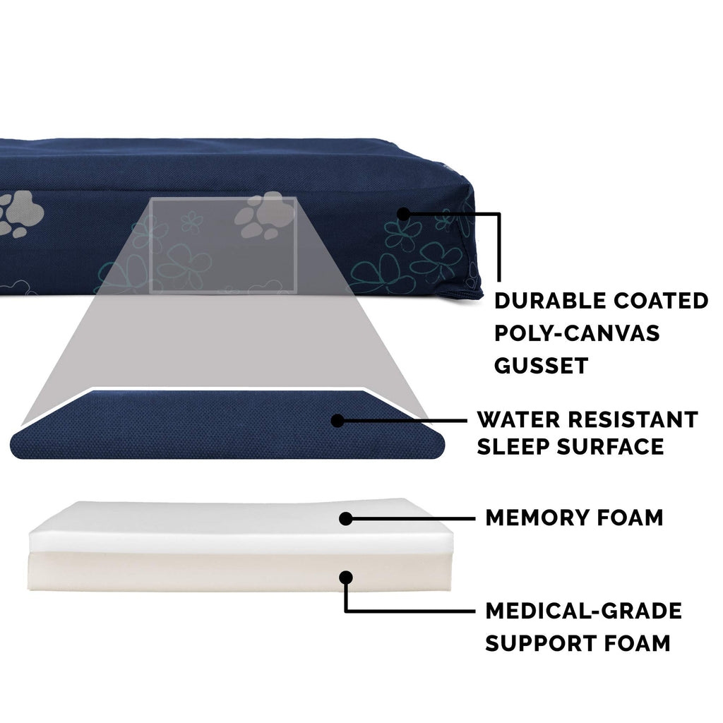 Furhaven — Cama Ortopédica con Cubierta Lavable y Desmontable para Perro