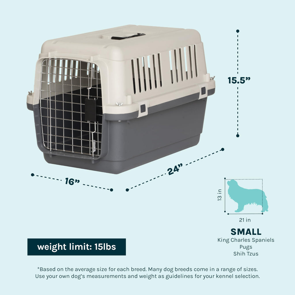 SportPet — Kennel de Viaje Certificado por Aerolíneas con Comederos para Perros y Gatos
