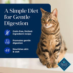 BLUE BUFFALO Basics Indoor — Alimento para Gato Adulto Sin Granos para Piel y Estómago Sensible