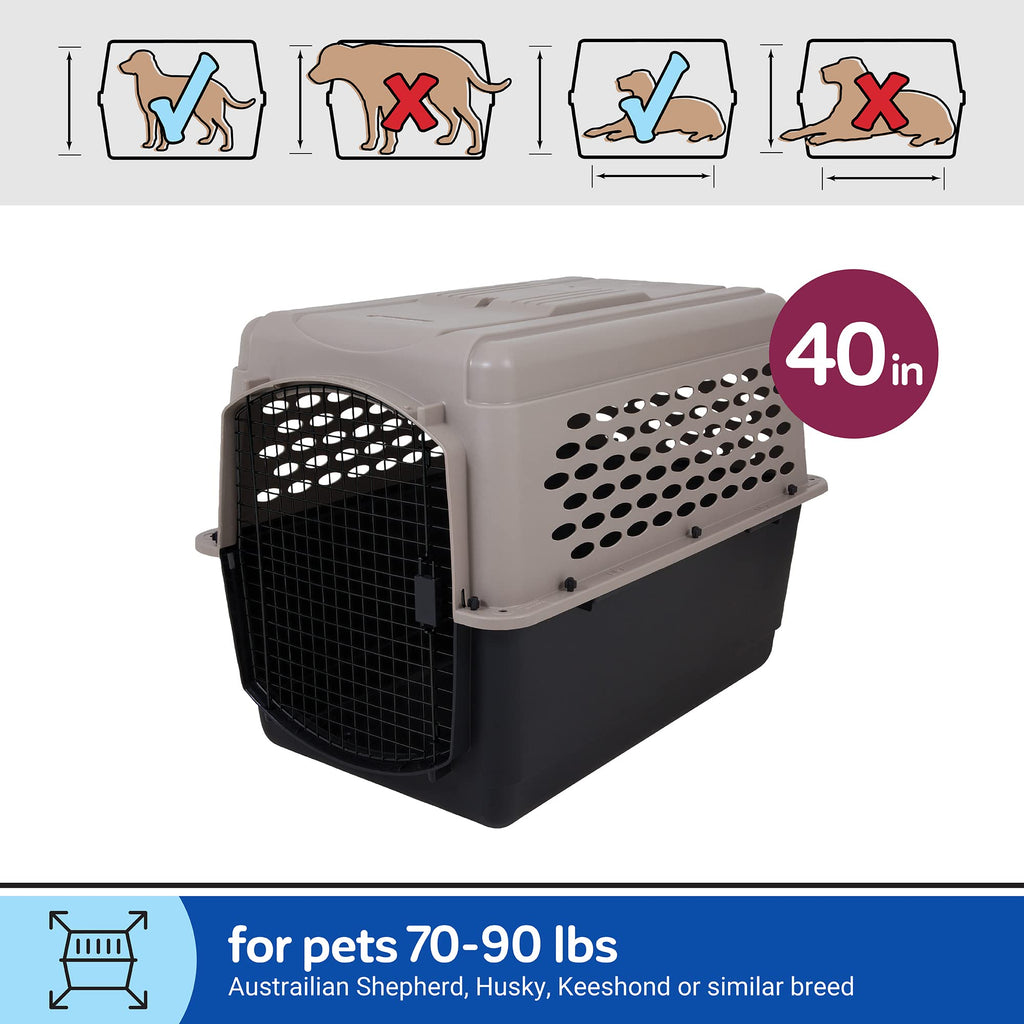 Petmate Vari Kennel — Jaula Transportadora Resistente para Perro