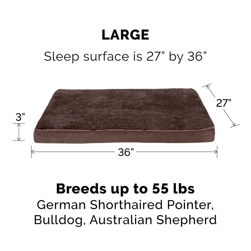 Furhaven — Cama Ortopédica con Cubierta Lavable y Desmontable para Perro