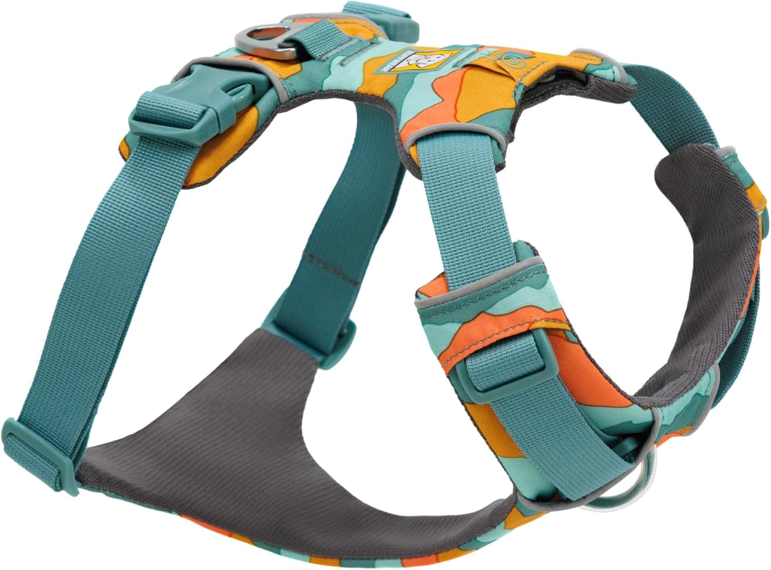 Ruffwear Front Range — Arnés Acolchado con Doble Enganche y Fácil Ajuste para Perro