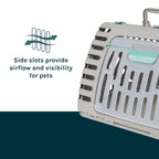 SportPet Designs — Transportadora Plegable para Gato con Puerta Lateral Abatible