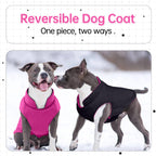Lelepet — Chamarra Reversible Acolchada para Perro, Resistente al Viento y Agua, para Perros Pequeños