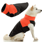 Gooby Fleece Vest Two Tone — Chaleco de Polar Suave Bicolor con Anillo Metálico para Correa, para Perros Pequeños y Medianos