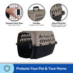 Petmate Vari Kennel — Jaula Transportadora Resistente para Perro