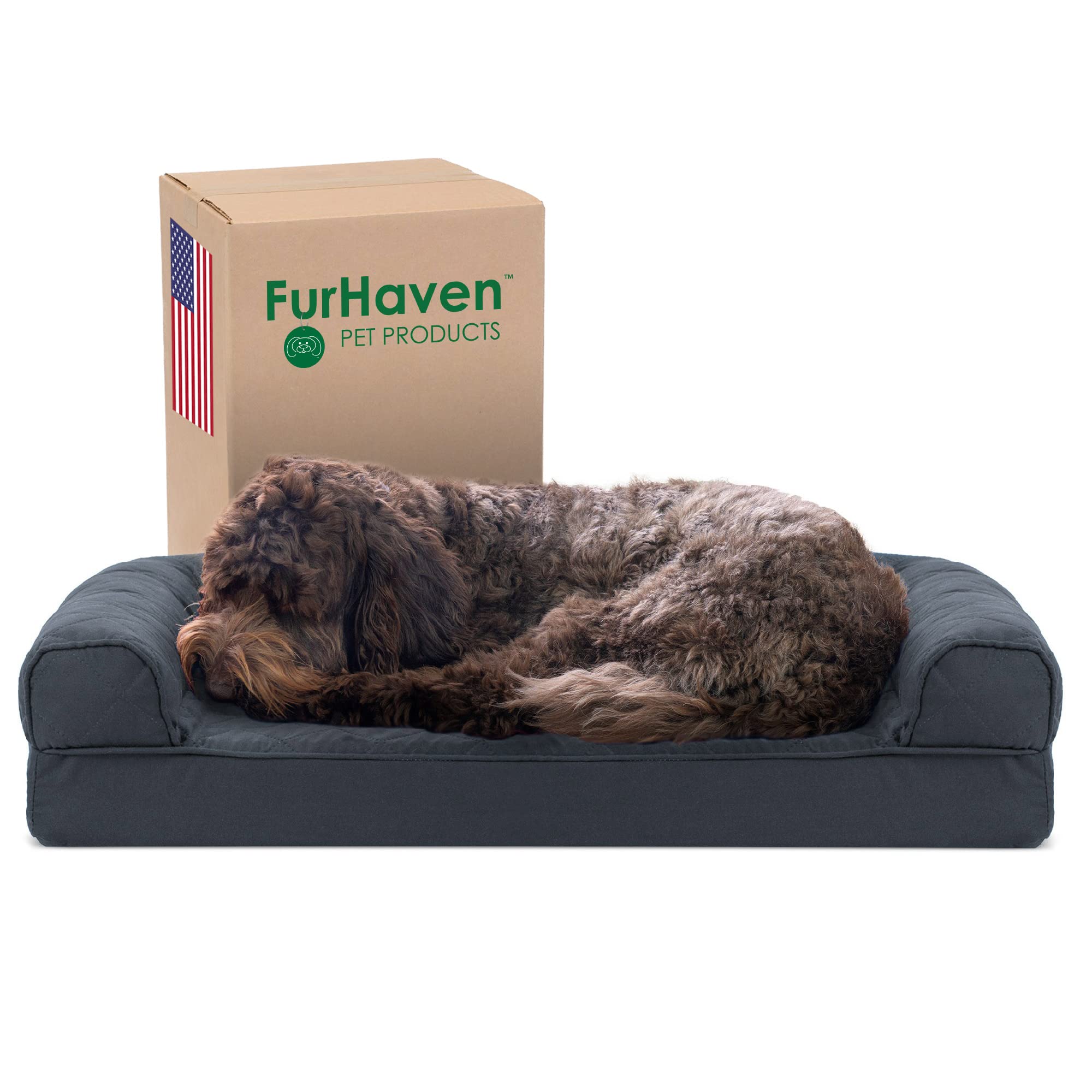 Furhaven Cooling Gel — Cama Refrescante con Gel para Perro