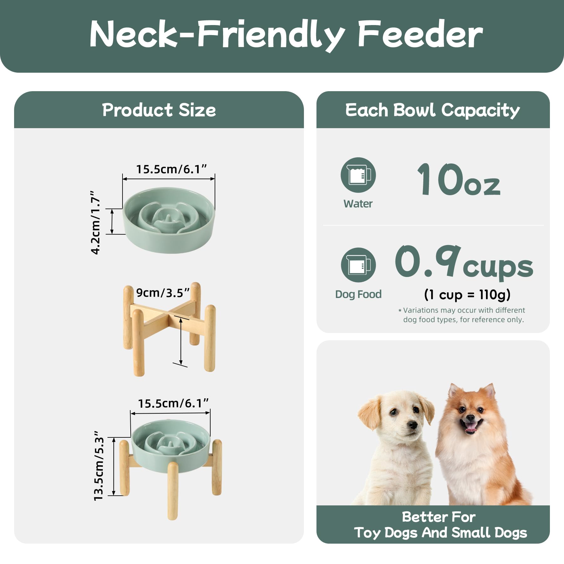 Havniva — Tazón Comedero Lento de Cerámica para Mascotas — Alimentación Pausada y Saludable para Perros y Gatos