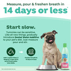 TropiClean Fresh Breath — Aditivo Dental para Agua, Limpieza de Dientes y Aliento Fresco para Perros