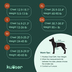 Kuoser — Chaleco Salvavidas Ajustable con Asa de Rescate y Reflectores para Perro