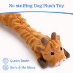 SHARLOVY Bubble Plush — Juguetes de Peluche Chirriantes y Crujientes sin Relleno para Perro