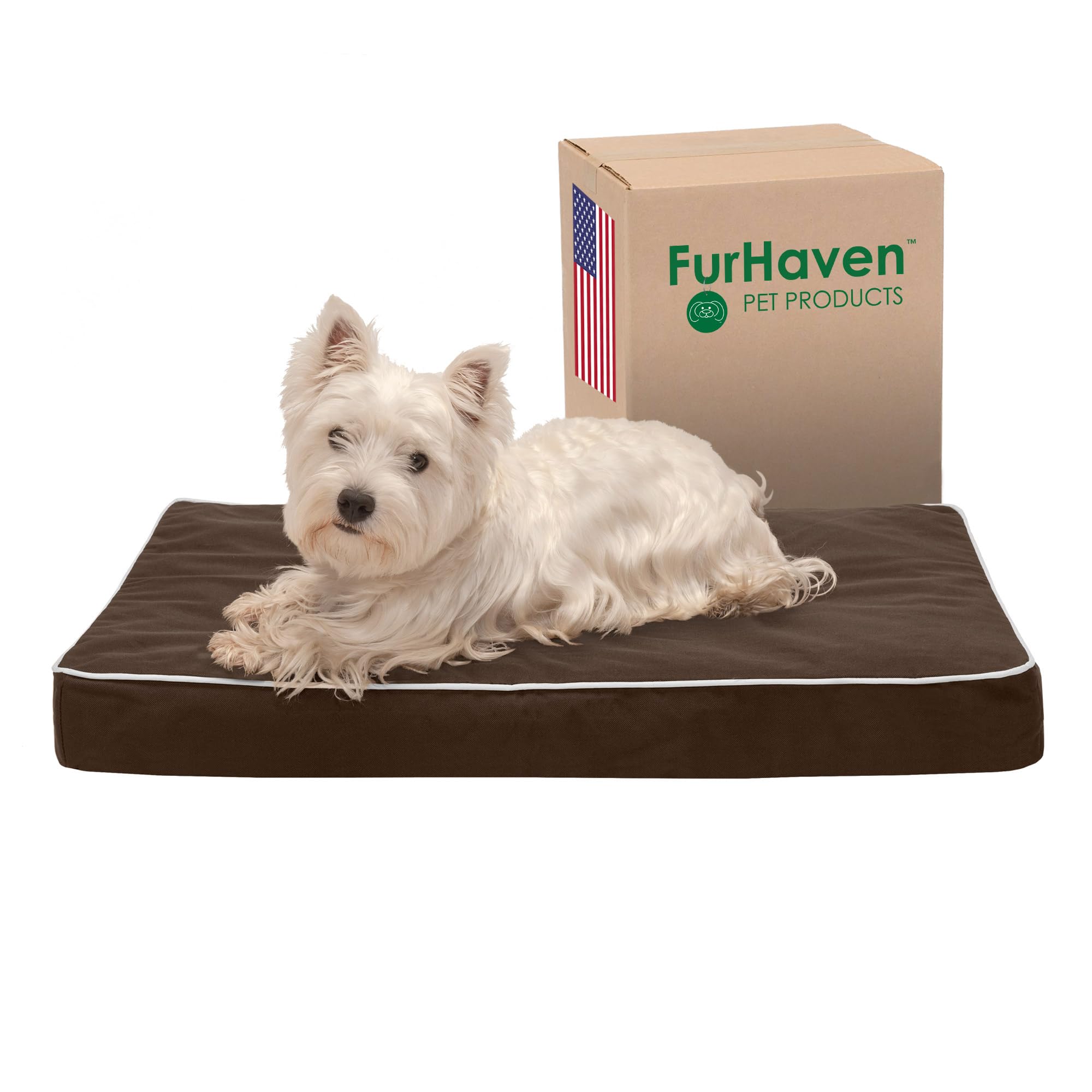 Furhaven — Cama Ortopédica con Cubierta Lavable y Desmontable para Perro