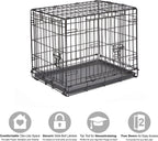New World — Jaula para Perro Plegable de Metal con Doble Puerta