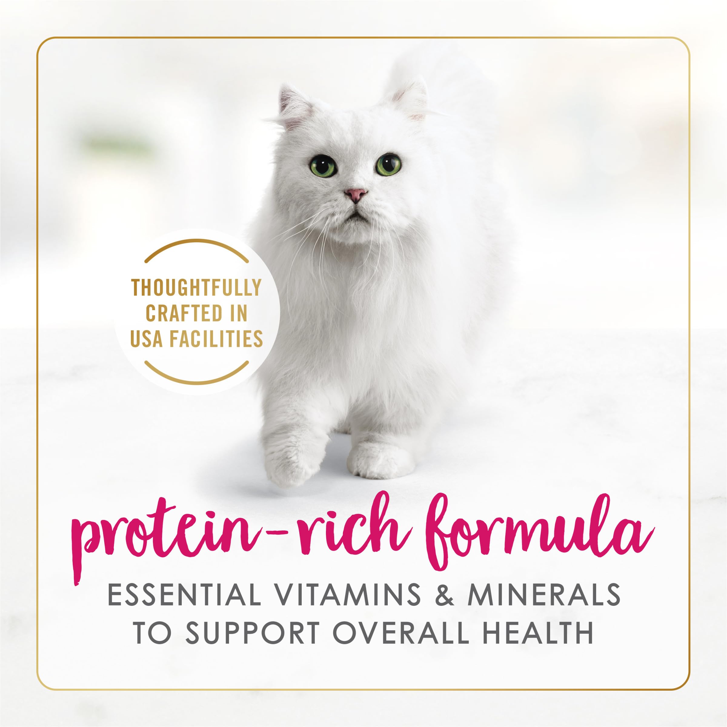 Fancy Feast Colección Clásica Paté de Pollo — Alimento Húmedo para Gatos Sin Granos, Sin Colores ni Conservadores Artificiales — Multipack 24 Latas de 85g