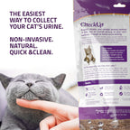 KIT4CAT CheckUp — Kit de Análisis de Orina en Casa para Gato | Arena Hidrofóbica + 2 Tiras Reactivas para 10 Parámetros
