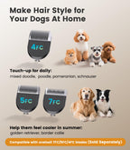 oneisall Rasurador Inalámbrico para Perros — Cortadora de Pelo Silenciosa de 2 Velocidades con Cuchilla Metálica Desmontable para Grooming en Casa