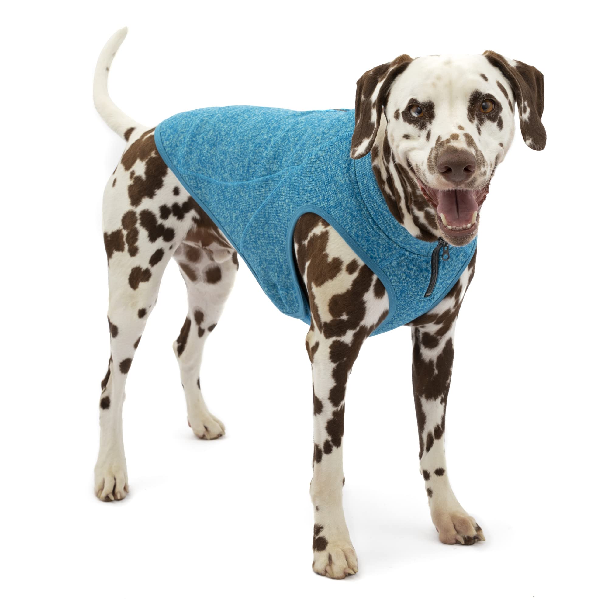 K9 Core Dog Sweater - Knit Fleece Winter Coat for Dogs - Layer with Jackets or Wear Separately - Use with Your Leash - Lightweight, Reflective Accents, Adjustable Neck