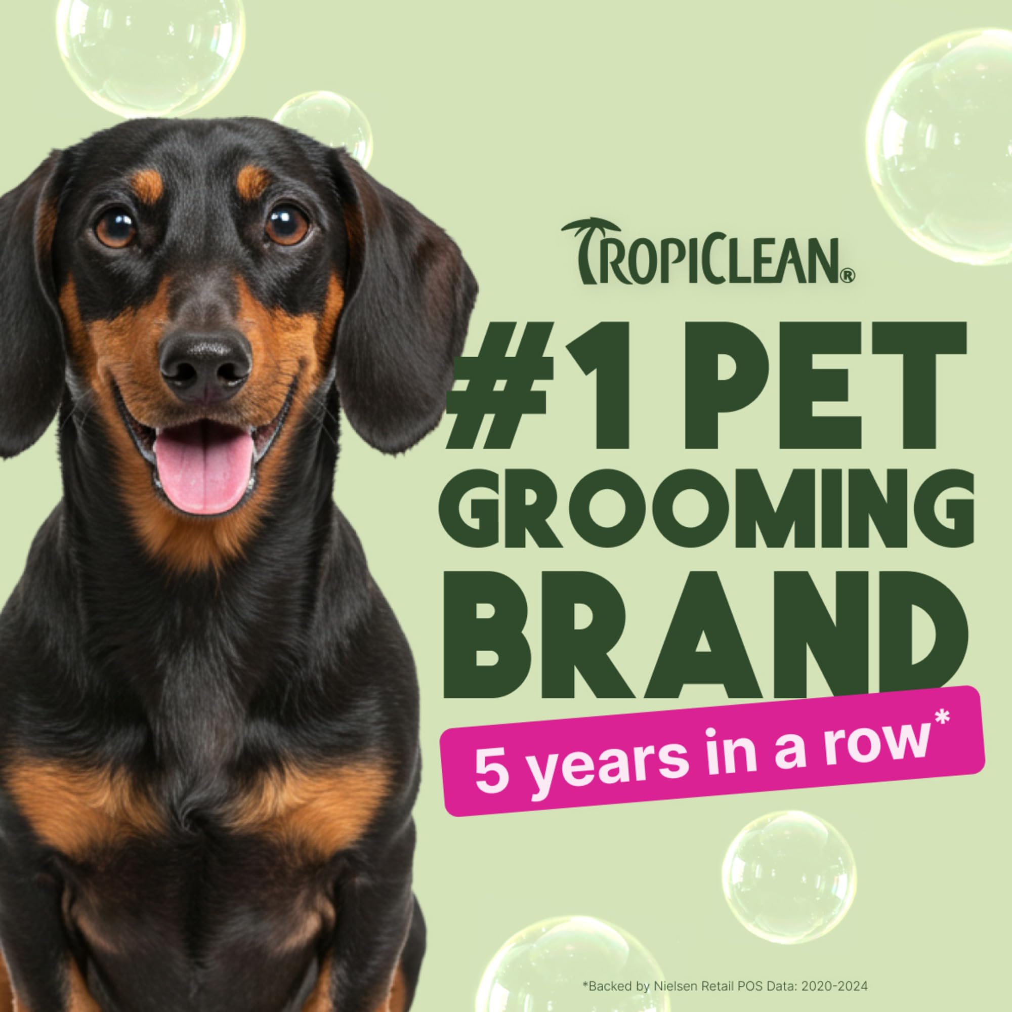 TropiClean Shampoo Galón — Shampoo Natural de Limpieza Profunda para Perros y Gatos