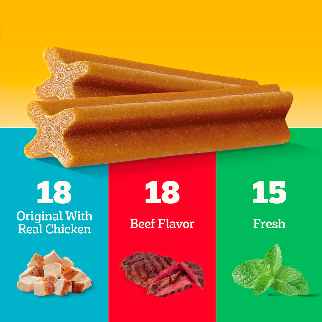 Pedigree Dentastix — Premios Dentales de Acción Triple para Perros de Raza Grande