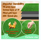 Fortune-star — Tapete de Pasto Artificial Reutilizable para Entrenamiento de Baño para Perros, Uso Interior y Exterior