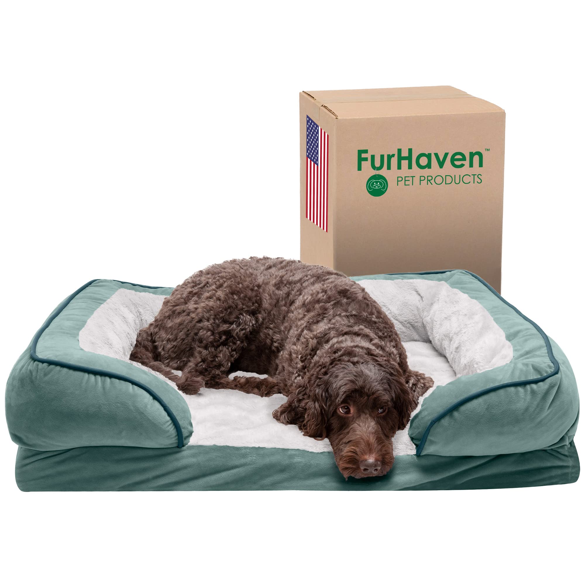 Furhaven Cooling Gel — Cama con Gel Refrescante para Perro