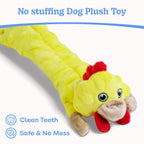 SHARLOVY Bubble Plush — Juguetes de Peluche Chirriantes y Crujientes sin Relleno para Perro