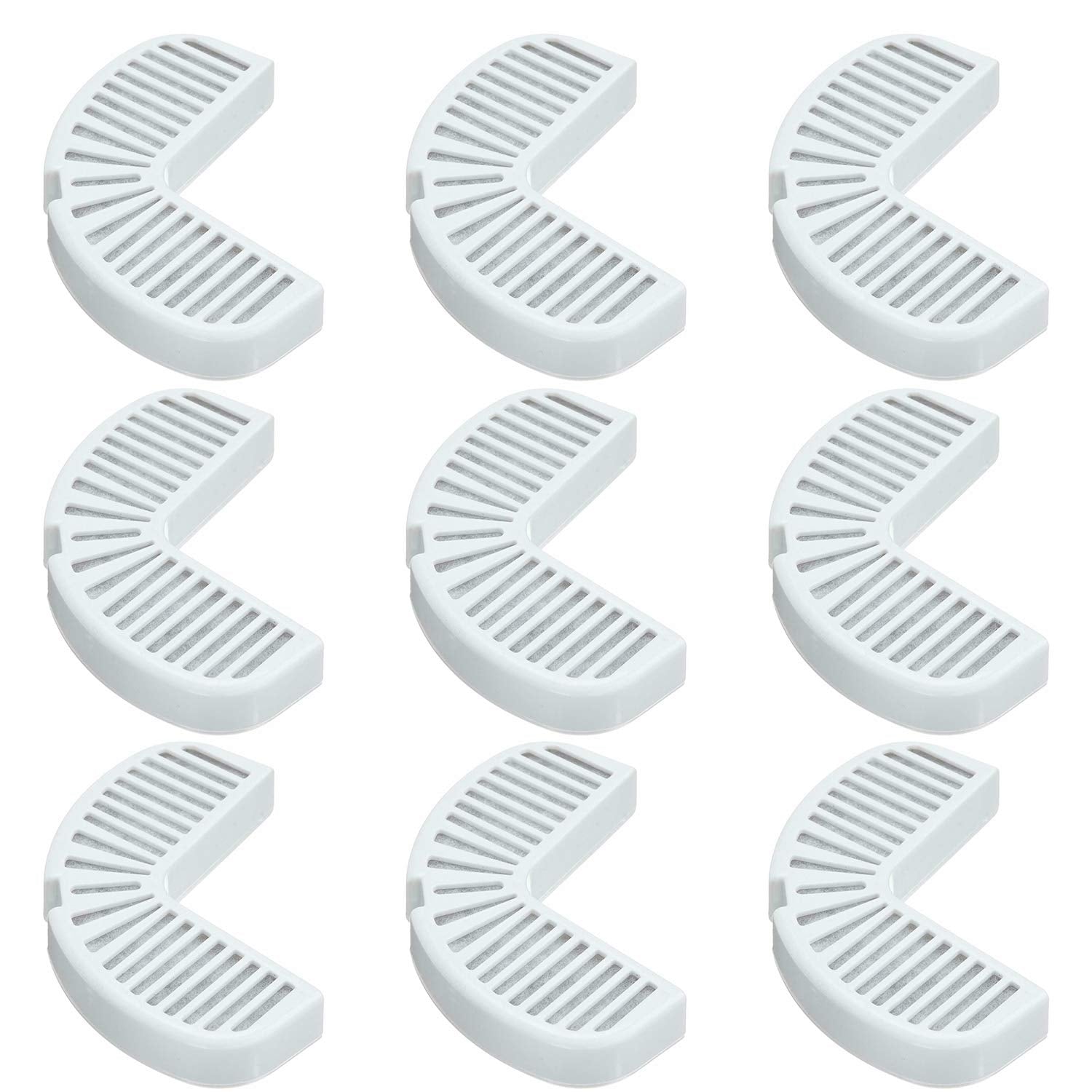 Pioneer Pet Raindrop — Filtros de Repuesto con Carbón Granulado para Fuentes Cerámicas y de Acero Inoxidable para Perros y Gatos