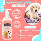 Alpha Dog Series — Shampoo y Acondicionador 2 en 1 con Aloe Vera para Perro, Fórmula Natural, pH Balanceado y Sin Lágrimas