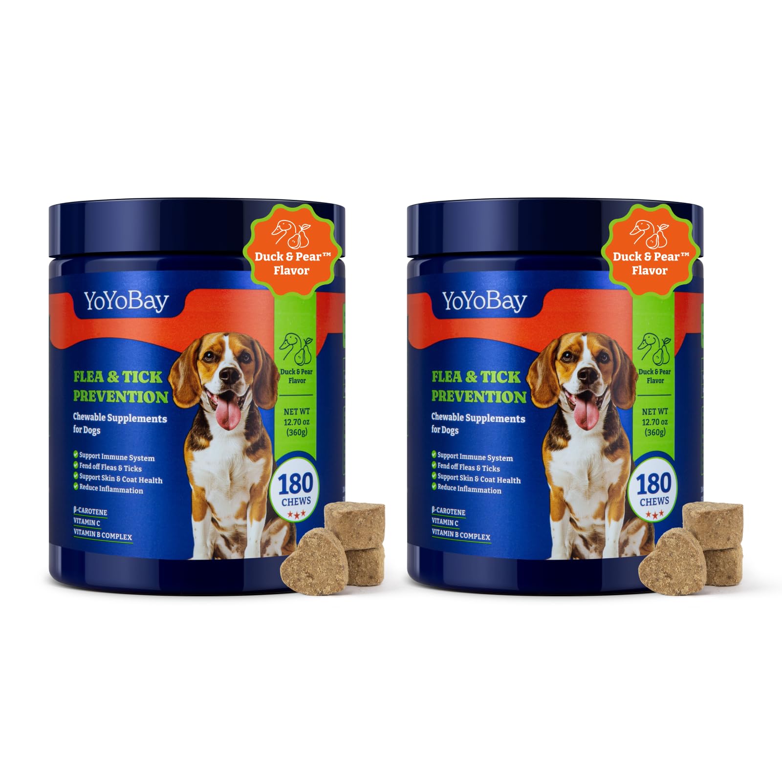 Suplemento Antipulgas y Garrapatas para Perros — Apoyo Natural desde Adentro