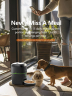 Yuposl — Comedero Automático Programable para Gatos y Perros con Control de Porciones y Batería de 180 Días