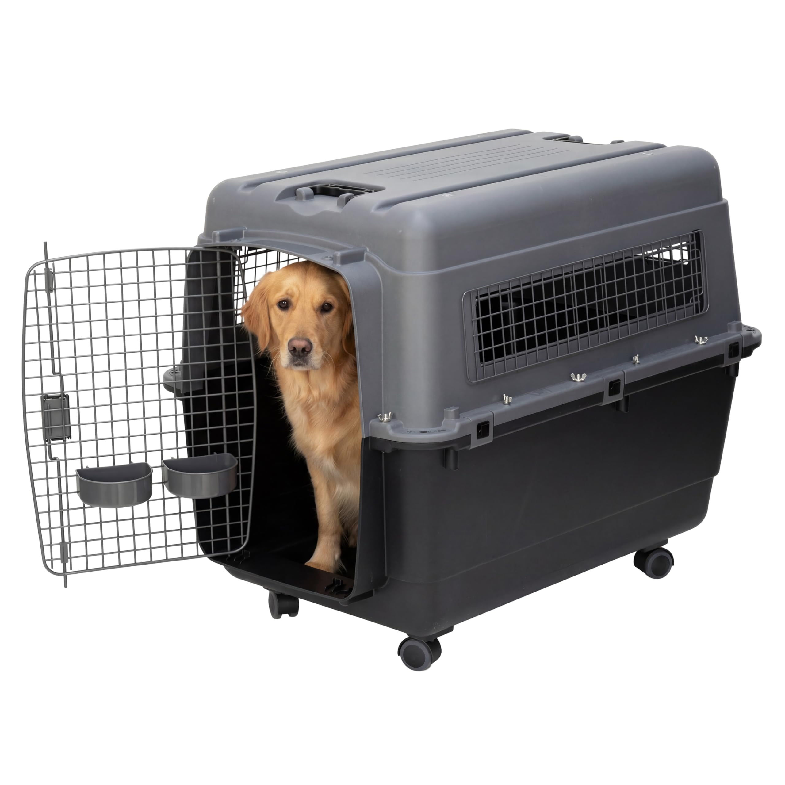 SportPet — Kennel de Viaje Certificado por Aerolíneas con Comederos para Perros y Gatos