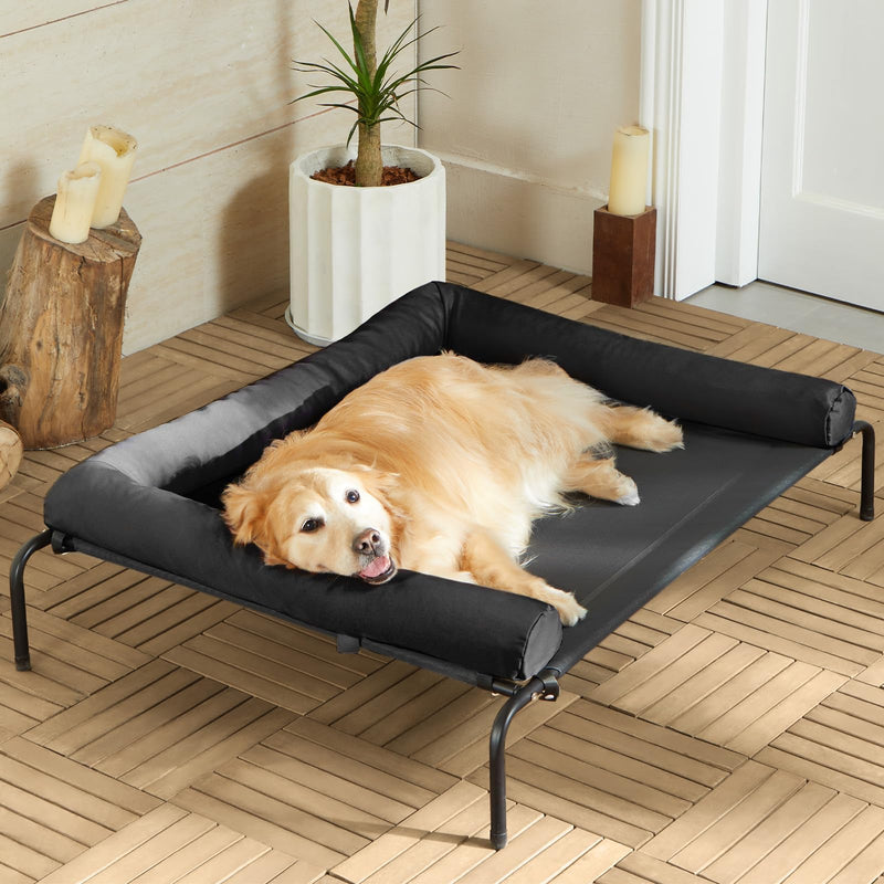 RRPETHOME — Cama Elevada Refrescante con Malla Transpirable y Patas Antideslizantes para Perros Grandes