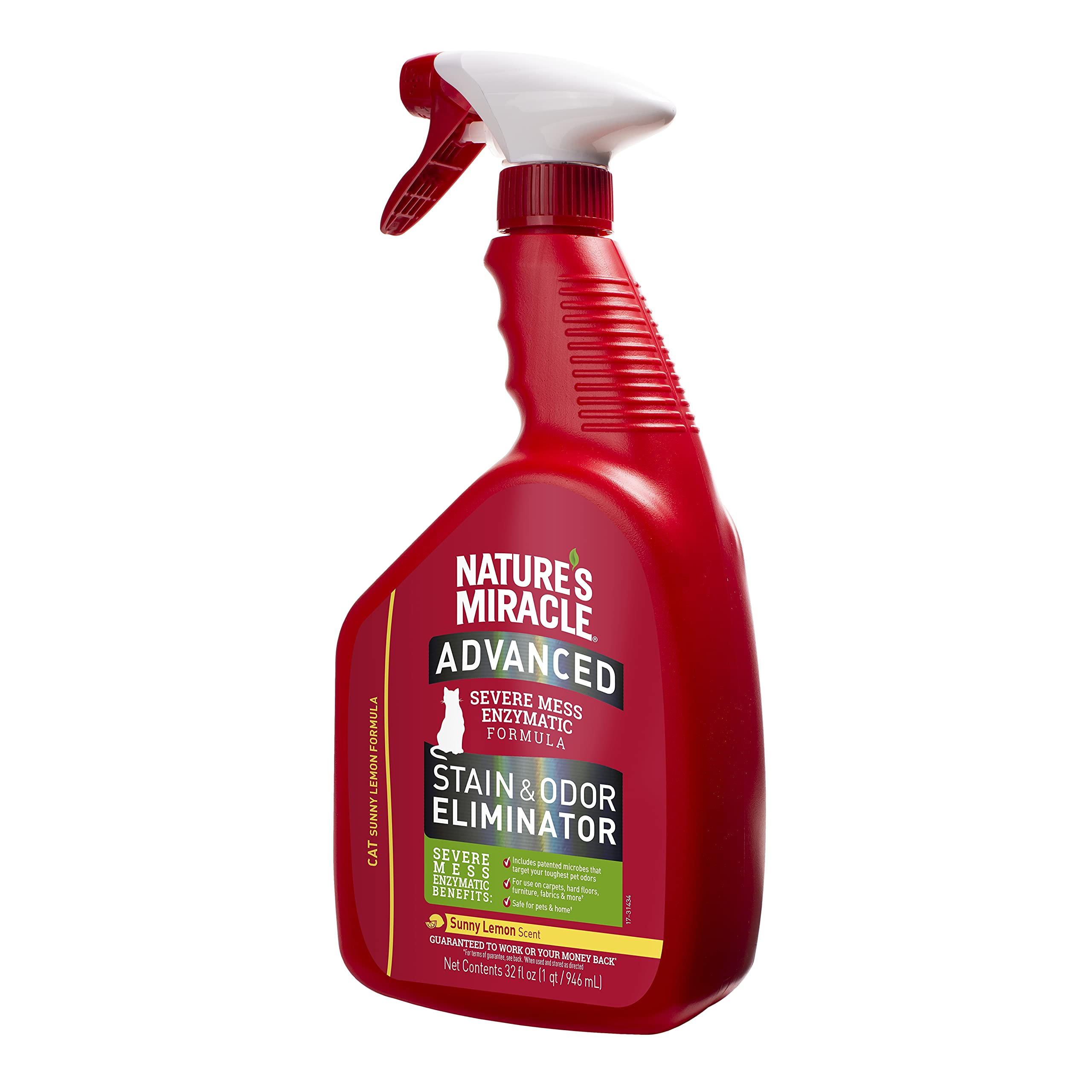 Nature's Miracle Advance — Eliminador de Manchas y Olores para Gato
