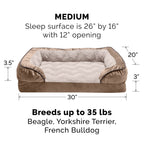 Furhaven Cooling Gel — Cama con Gel Refrescante para Perro