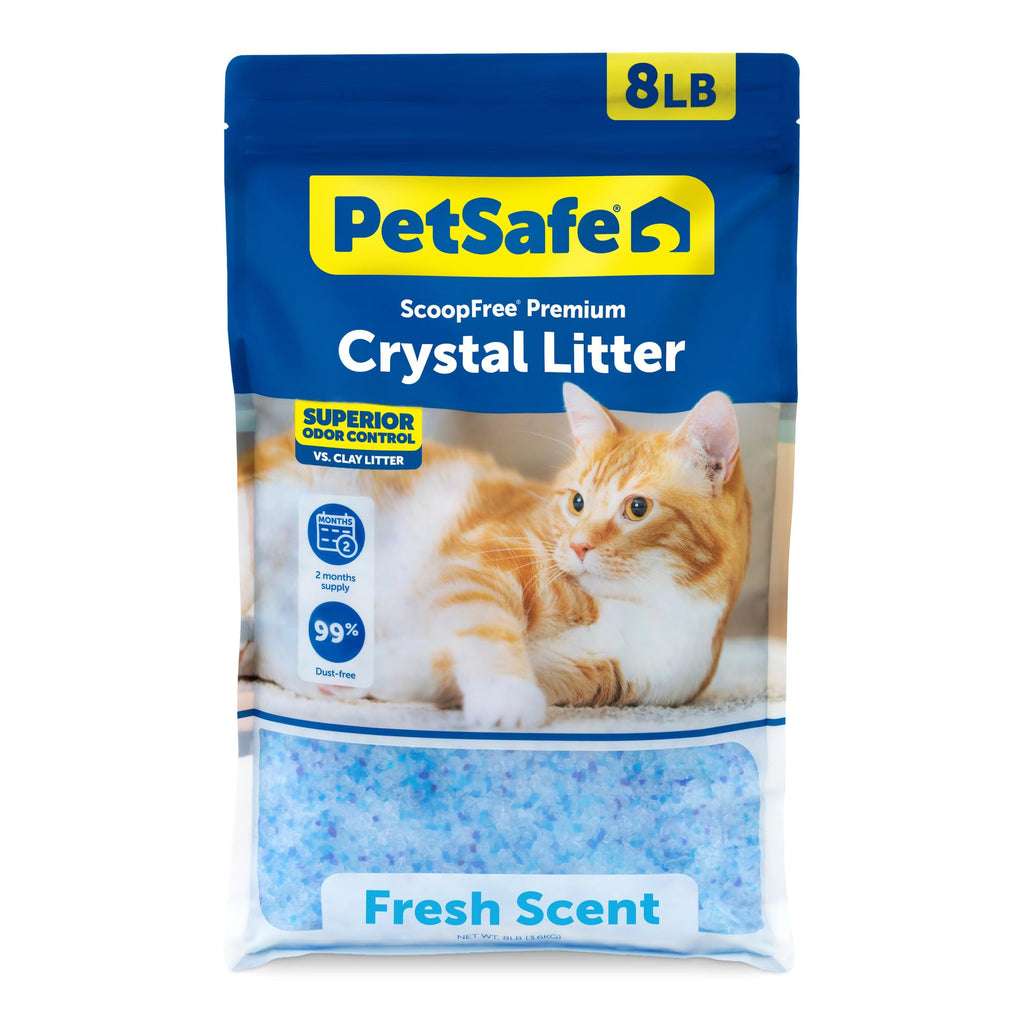PetSafe ScoopFree — Arena de Cristal con Control de Olores para Gato