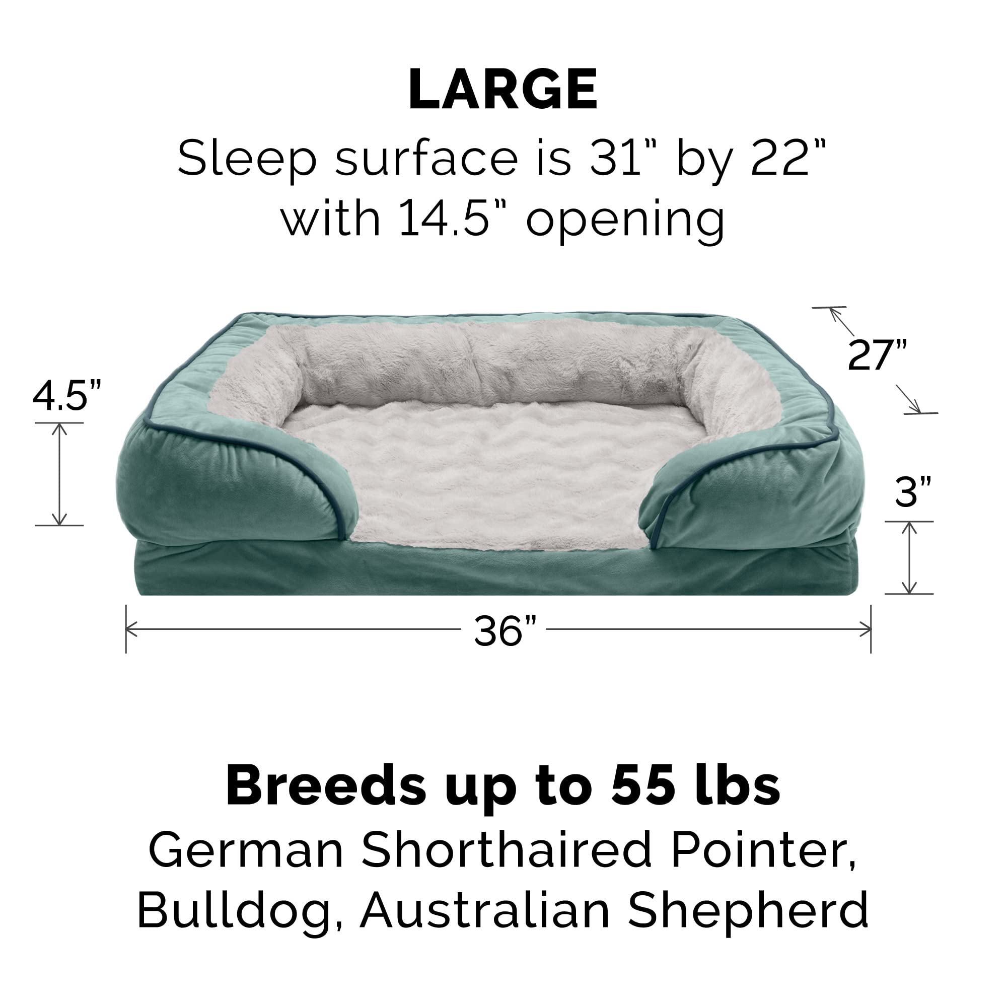 Furhaven Cooling Gel — Cama con Gel Refrescante para Perro